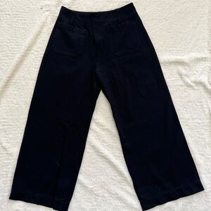 Maeve Collette Cropped Black Pants Size 30